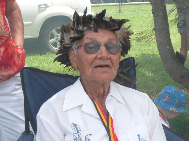 Uncle Mervyn Cooper, Elder, at Smoking Ceremony